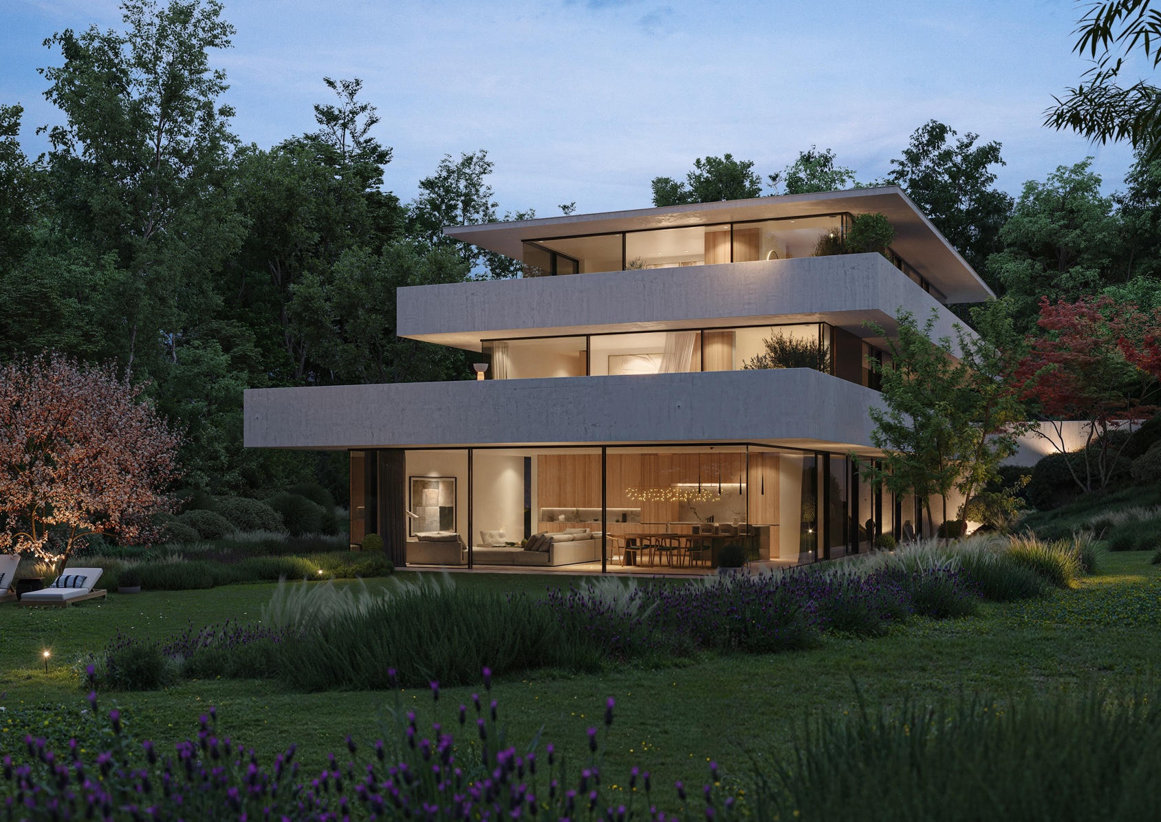 Jardin MN 57 — aménagement paysagé
