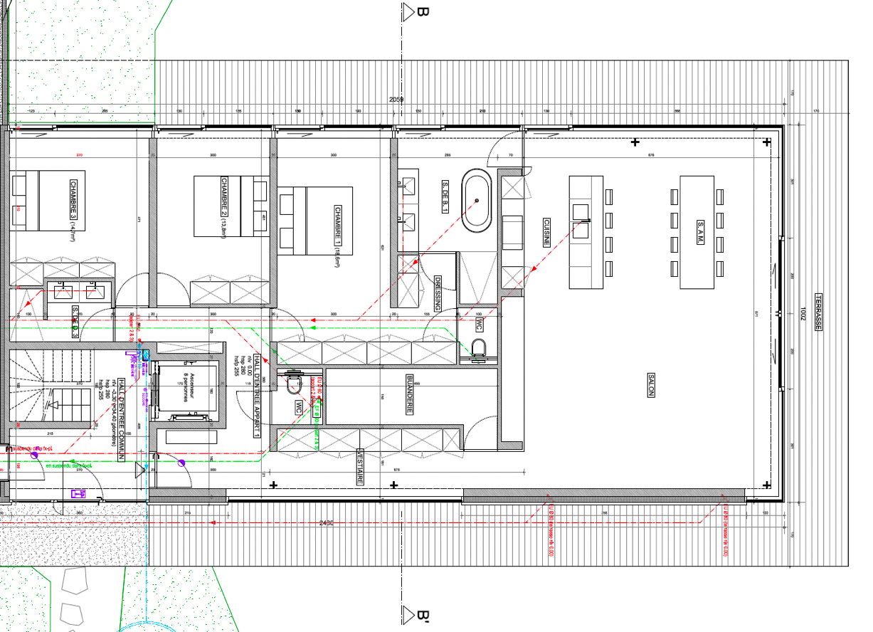 Plan Rez-de-Chaussée — MN 57